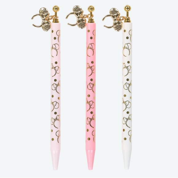 Disney Other - Tokyo Disney Resort Minnie Mouse Headband Ballpoint Pens, Set of 3, NWT.
